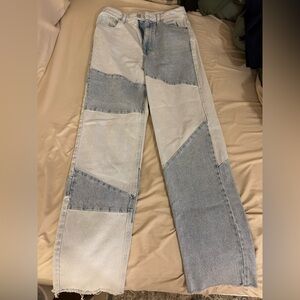 PacSun Light and Dark Blue Denim Jeans
